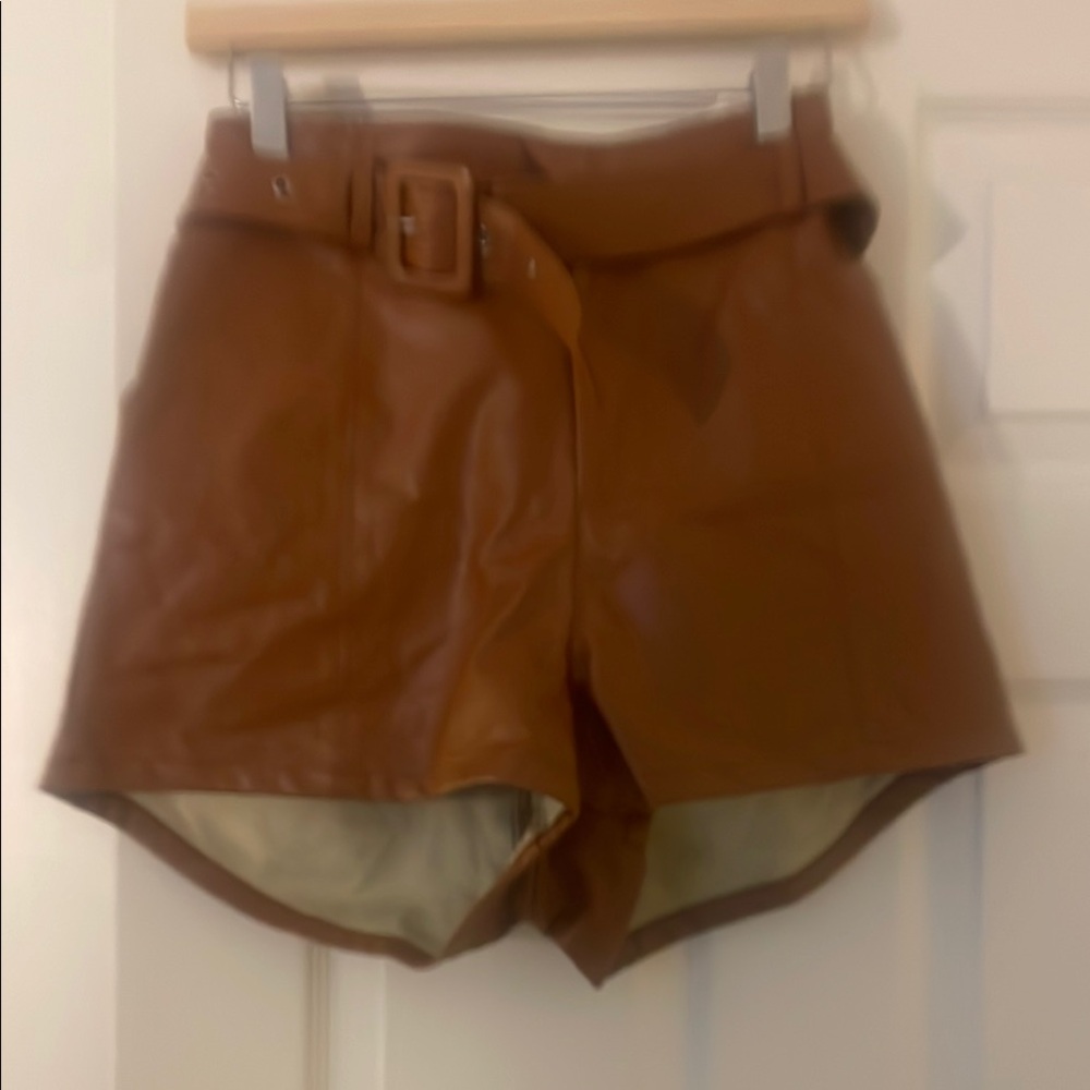 Altar'd State Brown High Waist Shorts